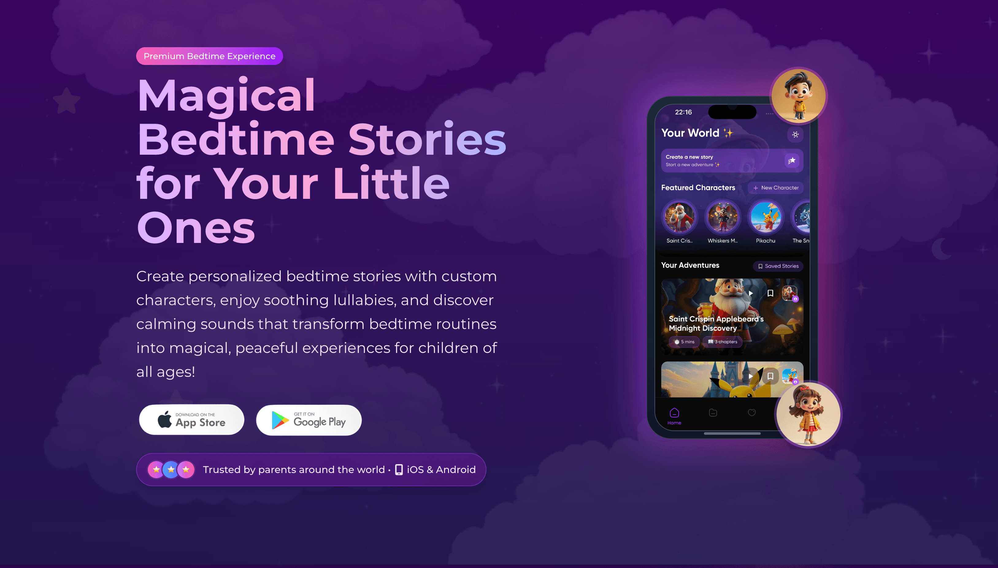 Magitale - Homepage cu povești interactive