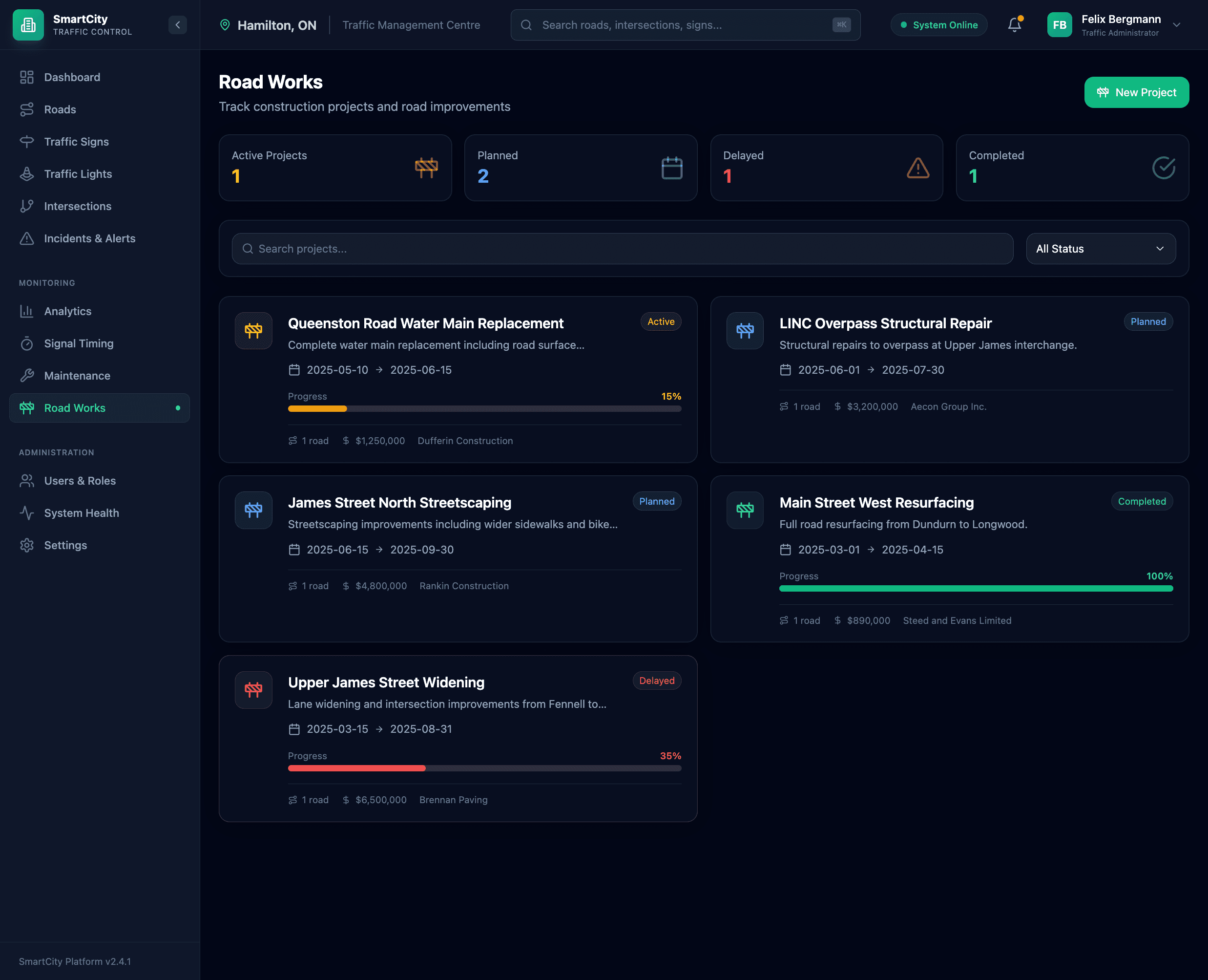 Smart City Platform - Monitorizare health sistem